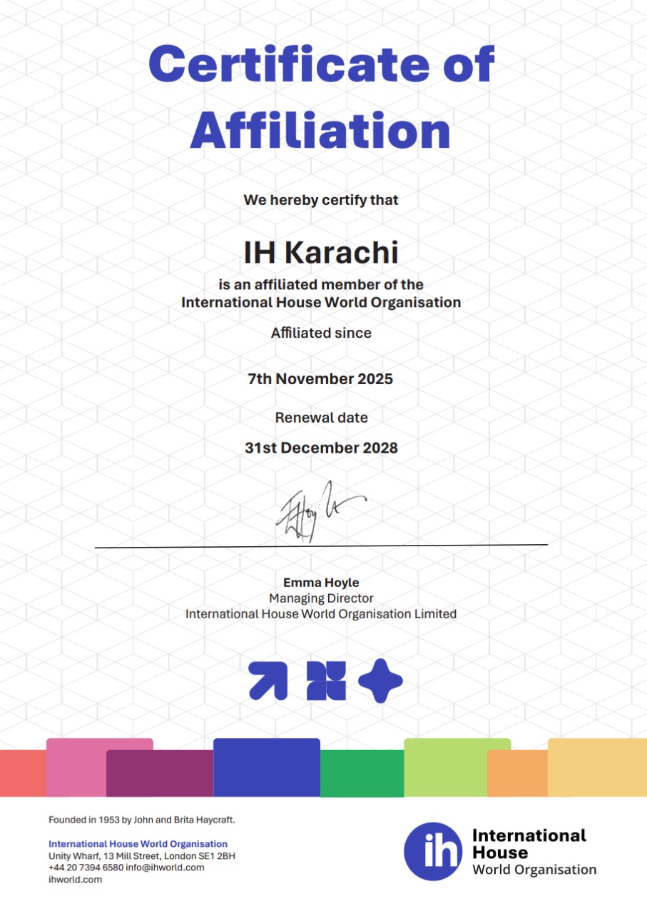IH Membership Certificate